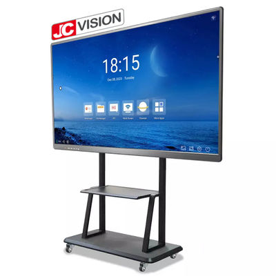JCVISION 75 بوصة جهاز عرض التفاعلي لوحة بيضاء رقمية لوحة بيضاء للتدريس
