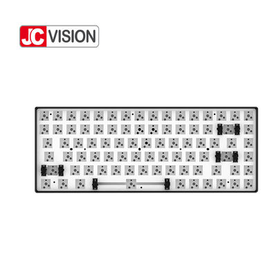 مجموعات لوحة مفاتيح ميكانيكية من JCVISION بـ 84 مفتاحًا، إطار معدني من الألومنيوم CNC مضاد للظلال