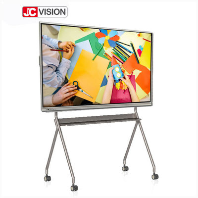 شاشة تفاعلية ذكية 4K مقاس 75 بوصة، 20 نقطة، بتقنية OLED، سبورة بيضاء تفاعلية ذكية للتعليم