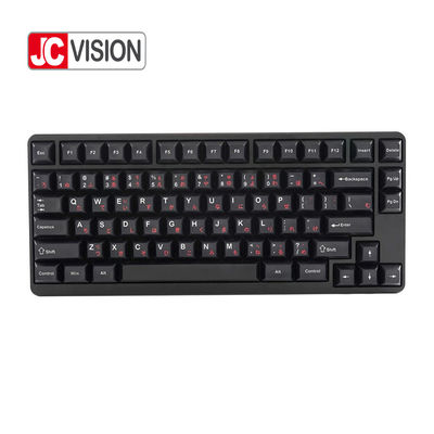 80 مفاتيح لوحة مفاتيح ميكانيكية مجموعة QMK برنامج RGB الضوء الخلفي LED Hot Swap لوحة مفاتيح ميكانيكية