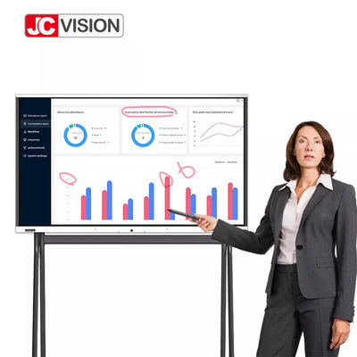 سبورة بيضاء تفاعلية ذكية بالأشعة تحت الحمراء من Jcvision للفصول الدراسية