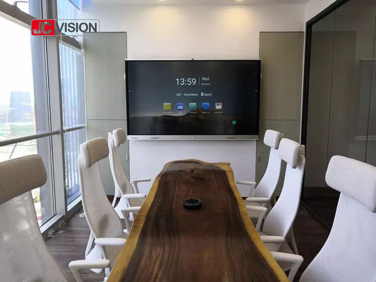 مؤتمر JCVISION اللوحة البيضاء التفاعلية LED شاشة لمسة عالية الدقة
