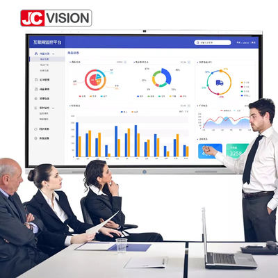 JCVISION مدرسة 110 بوصة ذكية التفاعلية لوحة بيضاء لمس شاشة LCD مبنية في جهاز كمبيوتر