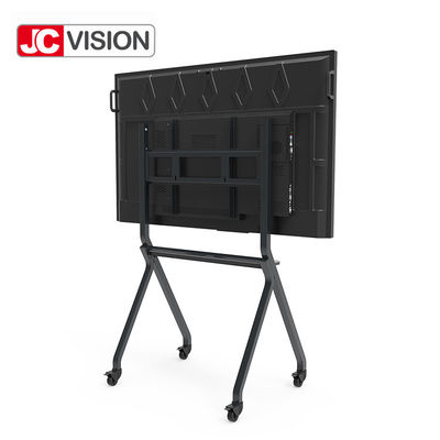 شاشة LCD بيضاء من JCVISION، لوحة BOE، إضاءة خلفية DLED، لوحة رئيسية بنظام Android للتدريس في الفصول الدراسية