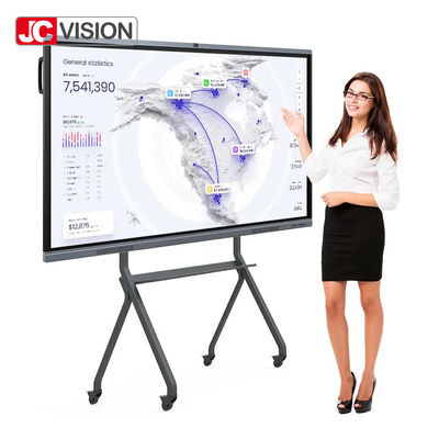 لوحة تفاعلية ذكية من JCVISION، لوحة مسطحة متعددة الأحجام، حل تعليمي الكل في واحد