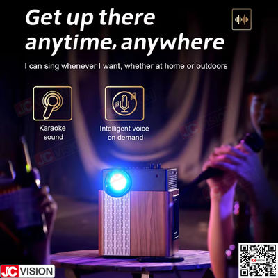 Jcvision Smart DLP Projector خارج المنزل الحفلة غرفة الكاريوكي LED 1080P Projector