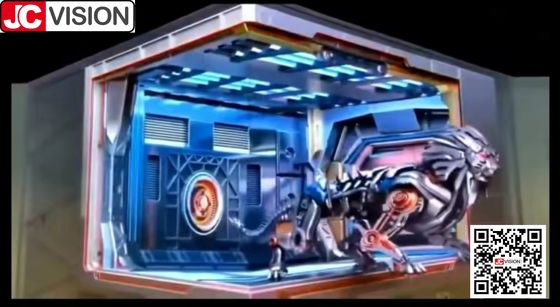 JCVISION 3D التأثير LED العرض توفير الطاقة الإعلان LED الإشارات الرقمية