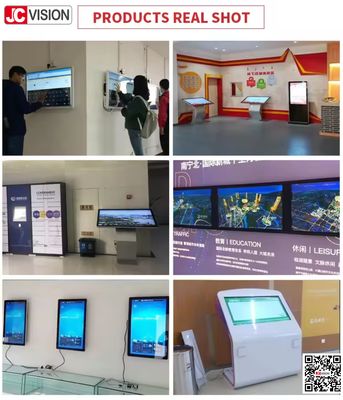 شاشات لافتات رقمية داخلية من JCvision Space بدقة 1920 × 1080 بدقة Full HD مع نظام إدارة المحتوى (CMS)