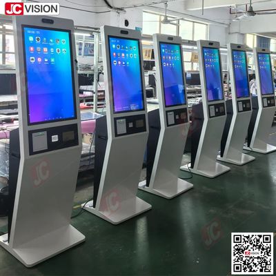 JCVISION 32 بوصة تسجيل الدفع الذاتي الخدمة الذاتية معلومات الاستفسار كيوسكا محطة