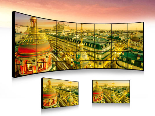 شاشة عرض فيديو LCD من JCVISION مقاس 43 بوصة، شاشة فيديو LCD عالية الدقة بدون حواف