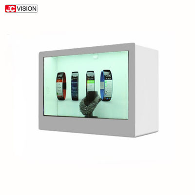 1920x1080 FHD علبة شاشة LCD شفافة 5 مللي ثانية عرض واجهة لمس شفافة