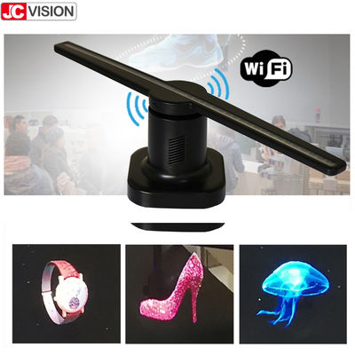 45 سم LED 3D بروجكتور هولوغرافي الإعلان LED هولوغرام شاشة مروحة