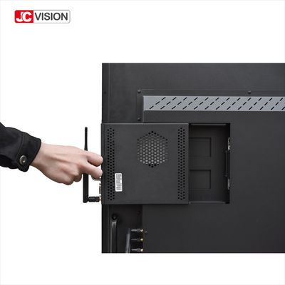 شاشة تفاعلية مسطحة بدقة 4K HD مع تركيز تلقائي وكاميرا ويب EPTZ للمؤتمرات