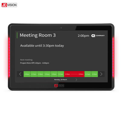 شاشات عرض غرفة الاجتماعات JCVISION 10.1 بوصة NFC غرفة الاجتماعات الإشارات الرقمية
