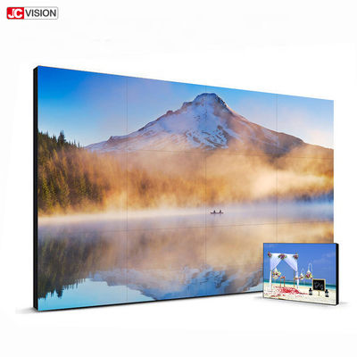 46 بوصة شاشة LCD فيديو الحائط عرض 3.5mm بيزل 500nit شاشة LCD الحائط