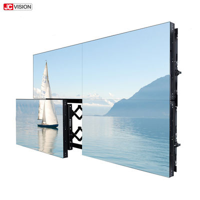 شاشة حائط فيديو رقيقة جداً 2 × 2 ، شاشة حائط 4K LCD
