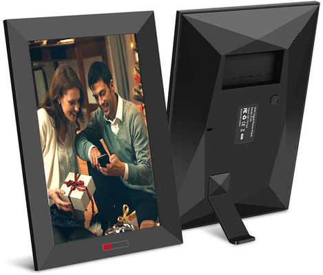 شاشة لمسة IPS HD إطار صورة رقمية ، 16GB شاشة LCD إطار صورة دعم APP 10.1 بوصة