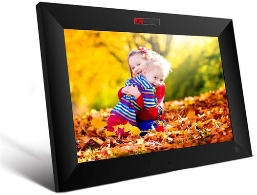 شاشة لمسة IPS HD إطار صورة رقمية ، 16GB شاشة LCD إطار صورة دعم APP 10.1 بوصة