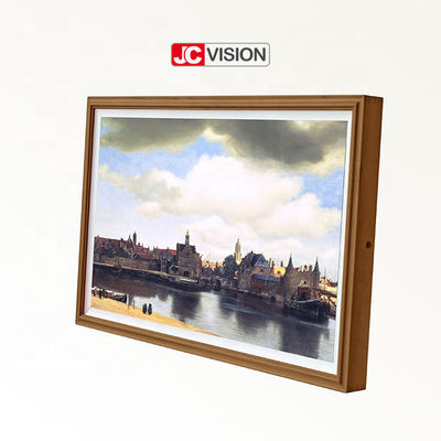 إطار صور رقمي LCD من JCVISION مقاس 32 بوصة، إطار صور رقمي أنيق مثبت على الحائط