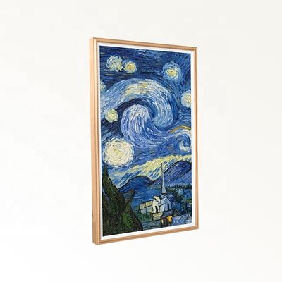 إطار صور رقمي LCD من JCVISION مقاس 32 بوصة، إطار صور رقمي أنيق مثبت على الحائط