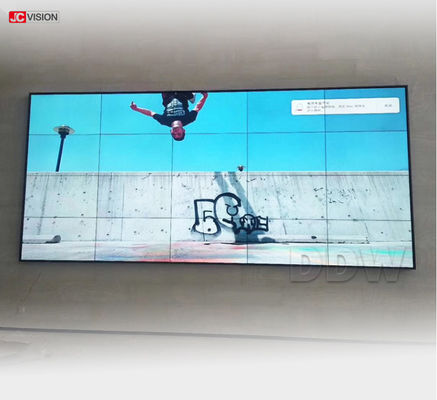 0شاشة حائط فيديو LCD بـ.88 ملم 500cd/m2 Jcvision 55 بوصة 6.77M لون