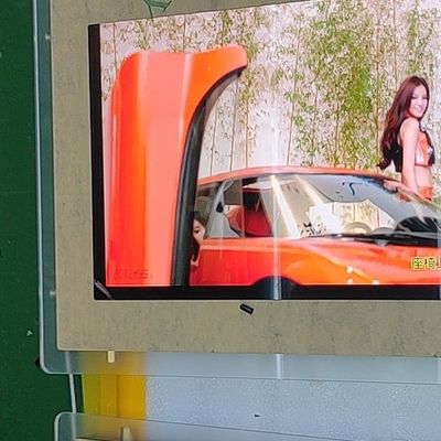 شاشة LCD أحادية الجانب A3 من Jcvision، صناديق إضاءة 7 بوصة، أكريليك وألومنيوم