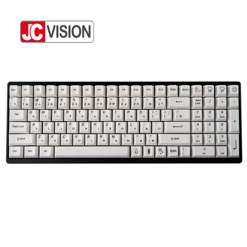 JCVISION 96 مفتاحًا لوحة مفاتيح ميكانيكية ذاتية الصنع غير قابلة للتبديل على الساخن، لوحة دوائر قابلة للبرمجة تدعم ANSI