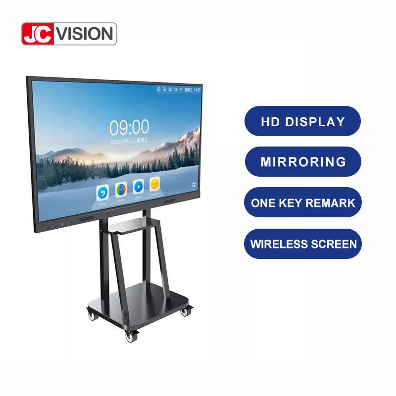 لوحة العرض البيضاء 4K BOE DLED الضوء الخلفي أندرويد 11.0 لمؤتمر المؤتمرات المؤسسية