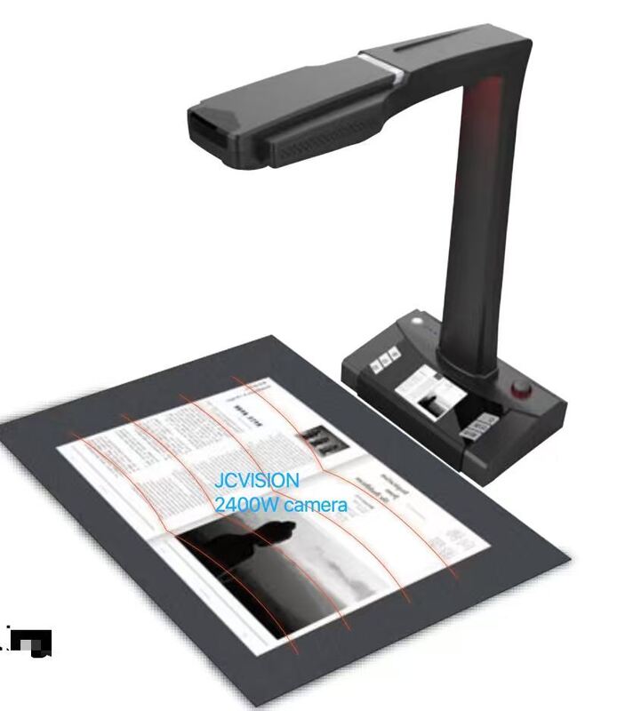 Foldable Portable Document Scanner OCR High Speed Book Scanner SKD API DEMO 2400W Camera