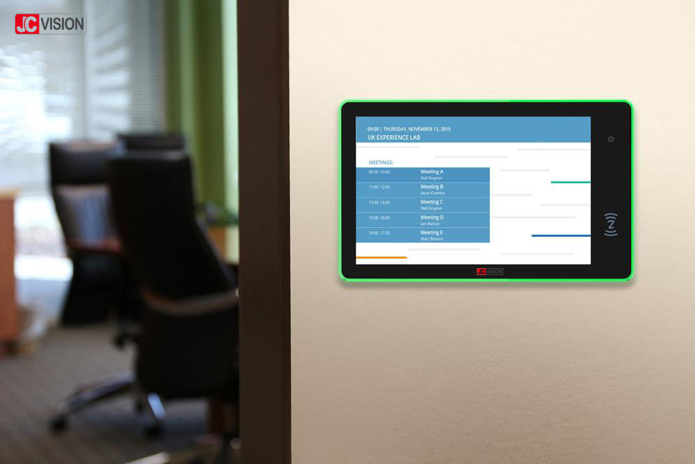 شاشات عرض غرفة الاجتماعات POE مقاس 10.1 بوصة IPS WiFi Android Conference Room Scheduler