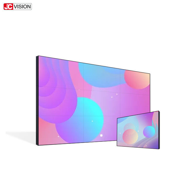 شاشة حائط فيديو رقيقة جداً 2 × 2 ، شاشة حائط 4K LCD