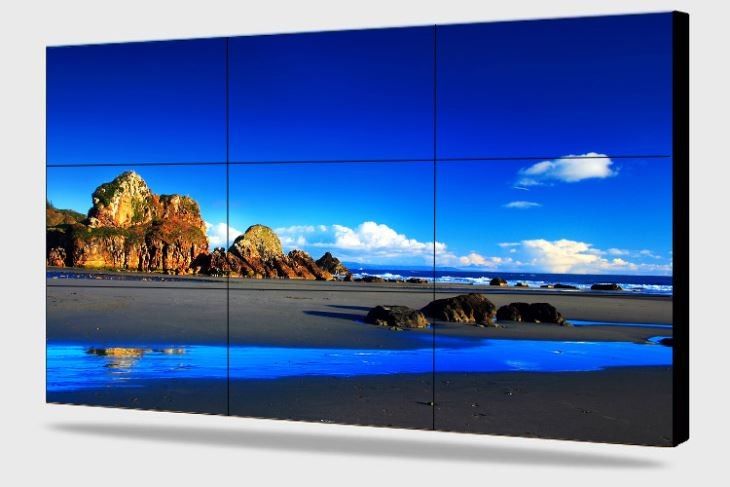 3.5mm بيزل 500cd/m2 FHD لوحة LCD Jcvision 46 بوصة 16.77M لون
