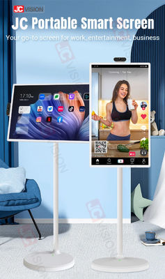 JCVISION المحمول 24 بوصة قابلة للتدوير HD الشاشة اللمسية IPS شاشة ذكية لوحة