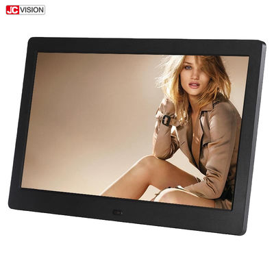 إطار صور رقمي مقاس 10 بوصات مع شاشة IPS بدقة 1920 × 1080، إطار صور رقمي، سطوع قابل للتعديل، يدعم فيديو 1080P