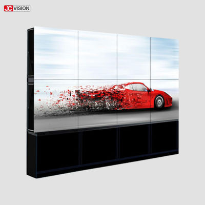 شاشة حائط فيديو LCD ملونة 6.77 مليون 500cd/m2 LCM Jcvision 55 بوصة 0.88 مم حافة