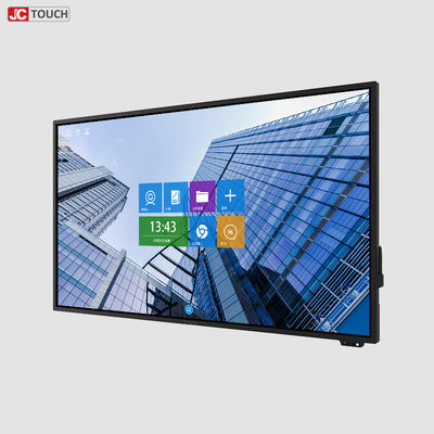 سبورة بيضاء تفاعلية LCD متعددة الأحجام من JCVISION، سعة 128 جيجابايت SSD، ذاكرة وصول عشوائي 4 جيجابايت DDR4، مع بكرات، معالج I5