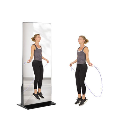التلفزيون الافتراضي للتدريب ثلاثي الأبعاد 55 بوصة DIY Smart Mirror شاشة لمس ذكية